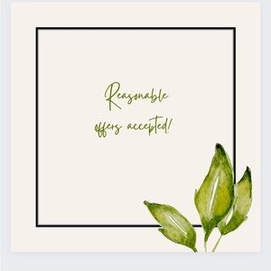 Make an offer!  💙